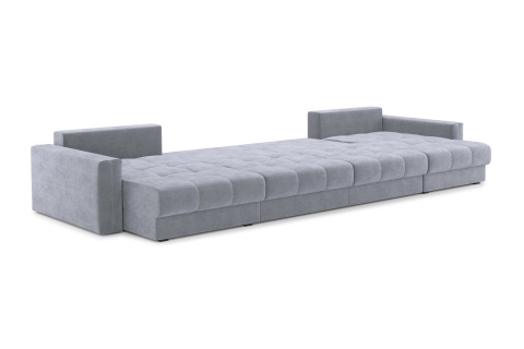 Диван п-образный тик-так Монарх М2О2 серый