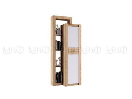 Шкаф Комбинированный Тиона Сонома/Белый (Ш-850 мм x В-2090 мм x Г-438 мм)