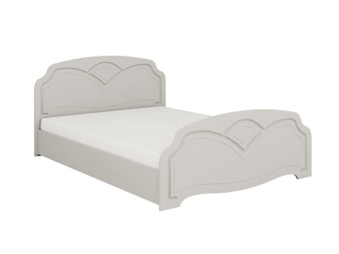 Кровать Настя-1 МДФ 1400/1600 х 2000 мм/Белый Глянец