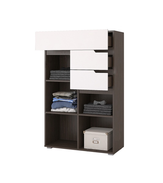 Комод Амстердам МДФ (Ш-800 х В-1284 х Г-376 мм)/Разные Цвета