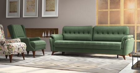 Диван Джерси/Разные Цвета Ш-2430 х Г-990 х В-900 мм