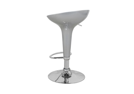 Стул барный Бомба серебро