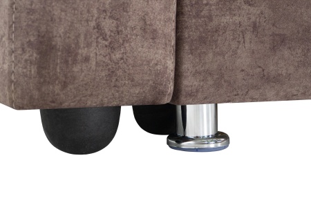 Диван угловой тик-так Милан коричневый / бежевый