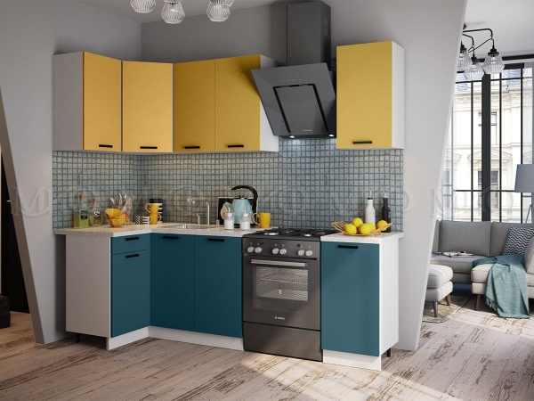 Кухонный Гарнитур Угловой Техас NEW 1100 Х 1800 мм/Разные Цвета